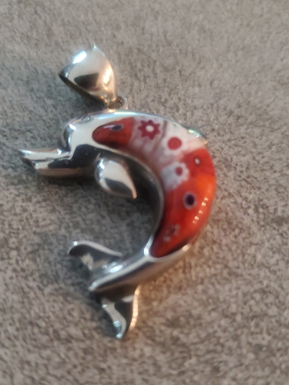 Sterling Silver Dolphin Pendant